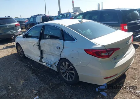 2016 Hyundai Sonata Sport z USA, uszkodzony, nr VIN 5NPE34AF2GH307335